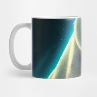 Polar Bear Space Art Mug